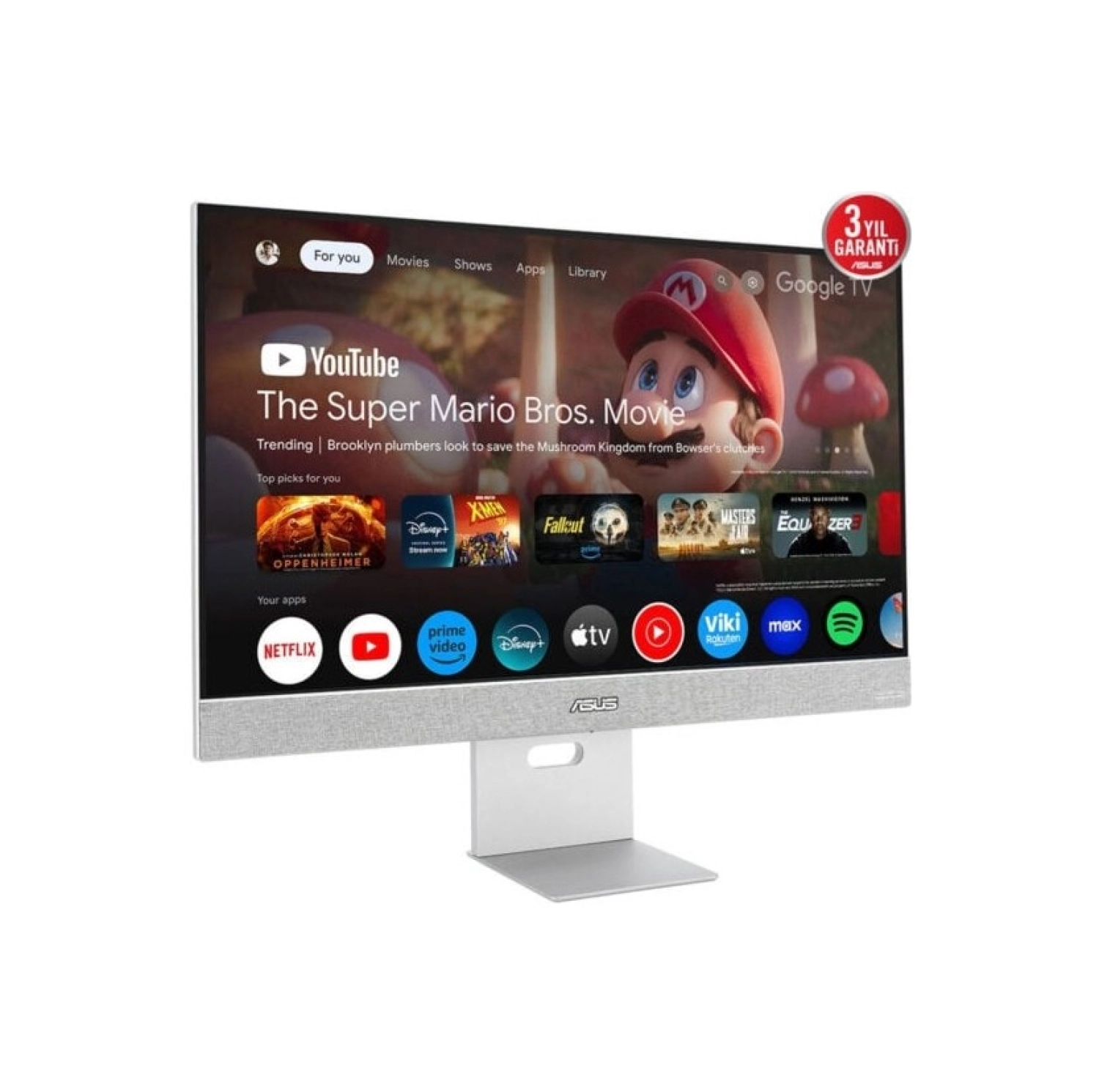 Asus Zenscreen Smart Ms27Uc 27 Inç 60Hz 5Ms 4K Uhd Ips Monitör - Görsel 3