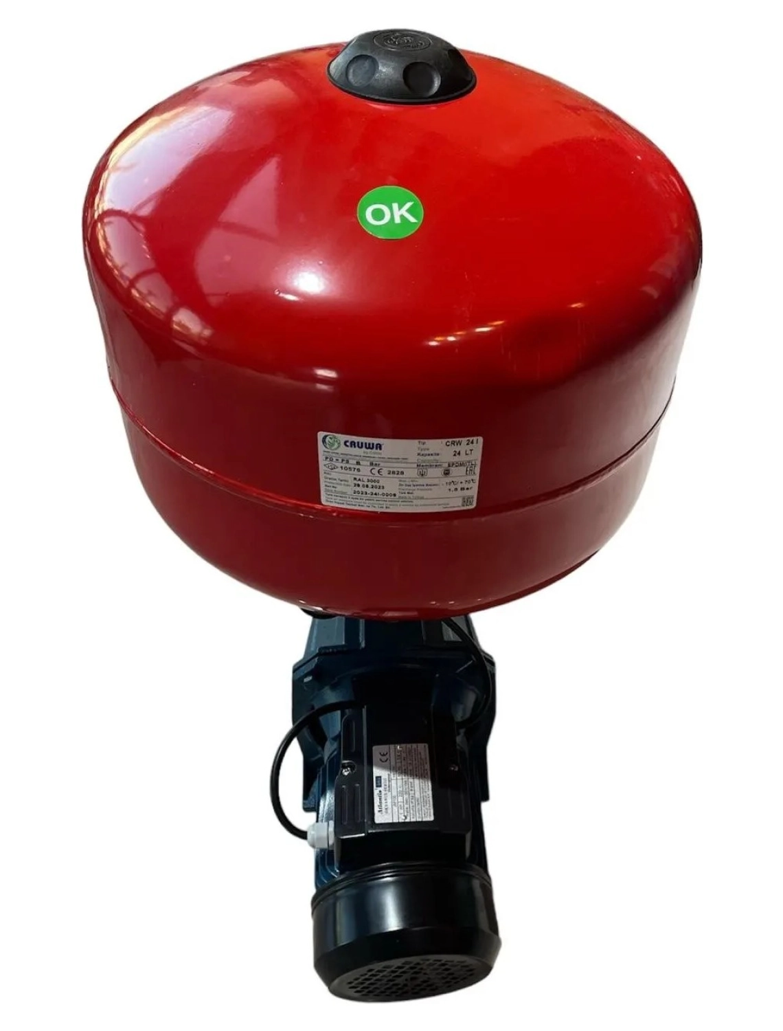 Atlantis Jcp 100 1 Hp 24 Lt Tanklı Paket Hidrofor - Görsel 3