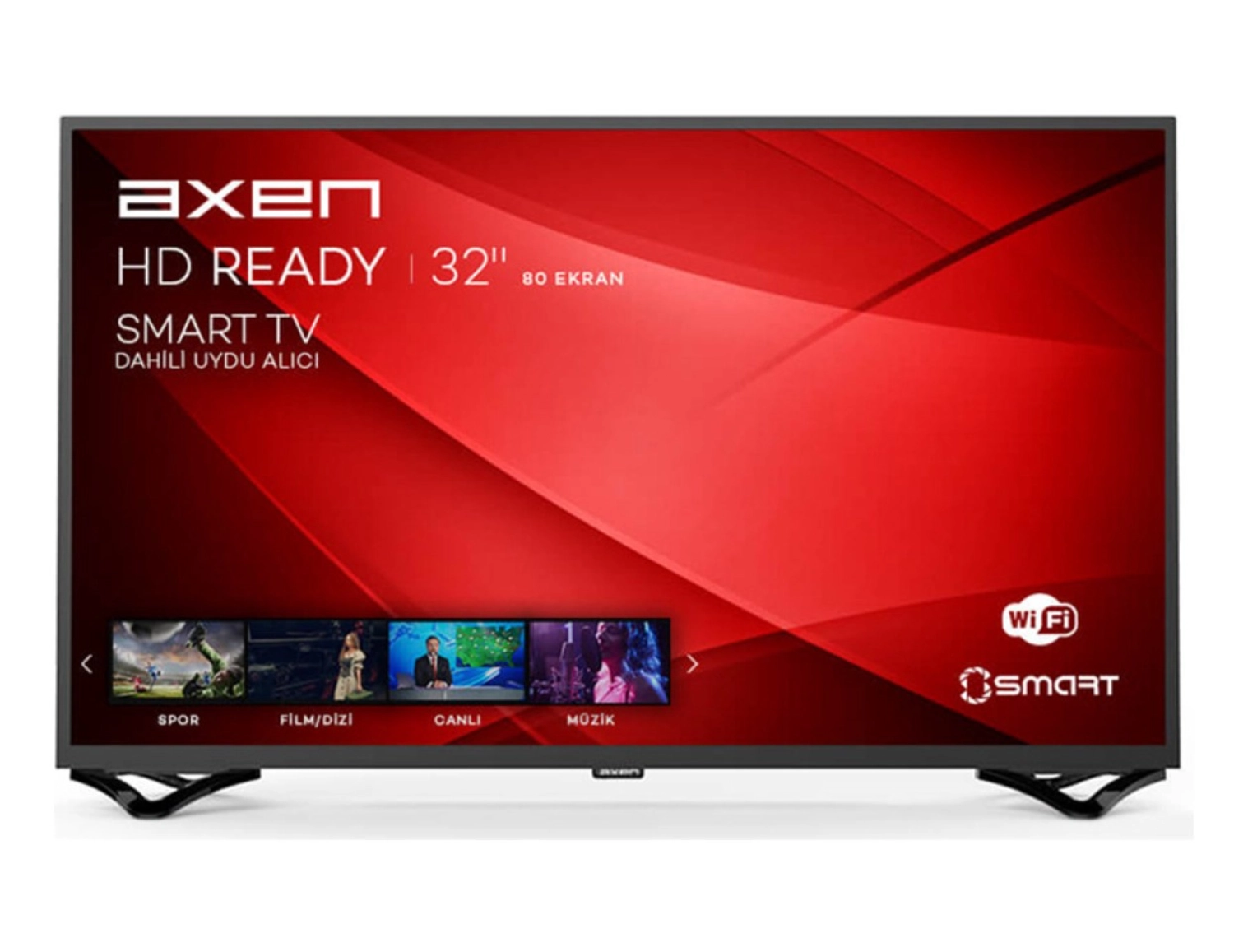 Axen 32" 82 Ekran Udyu Alıcılı Hd Android Smart Led Tv ürün görseli