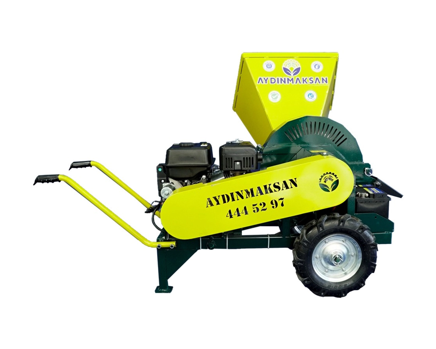 Aydınmaksan Mdo 015A - 15 Hp Alttan Çıkışlı Mobil Benzinli Motorlu Dal Öğütme Makinesi - Görsel 2