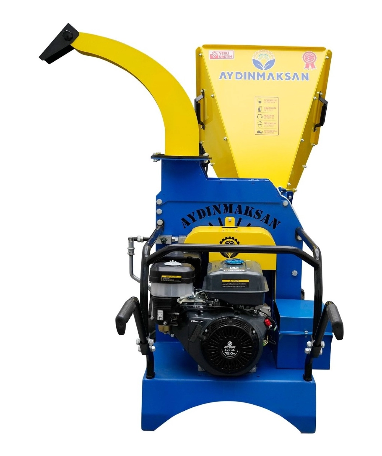 Aydınmaksan Mdo 015B - 15 Hp Bacalı Mobil Benzinli Motorlu Dal Öğütme Makinesi - Görsel 2