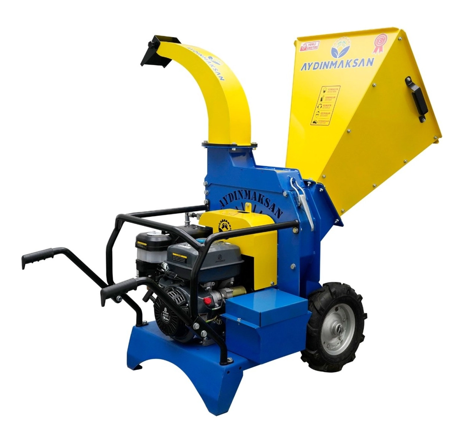 Aydınmaksan Mdo 015B - 15 Hp Bacalı Mobil Benzinli Motorlu Dal Öğütme Makinesi ürün görseli