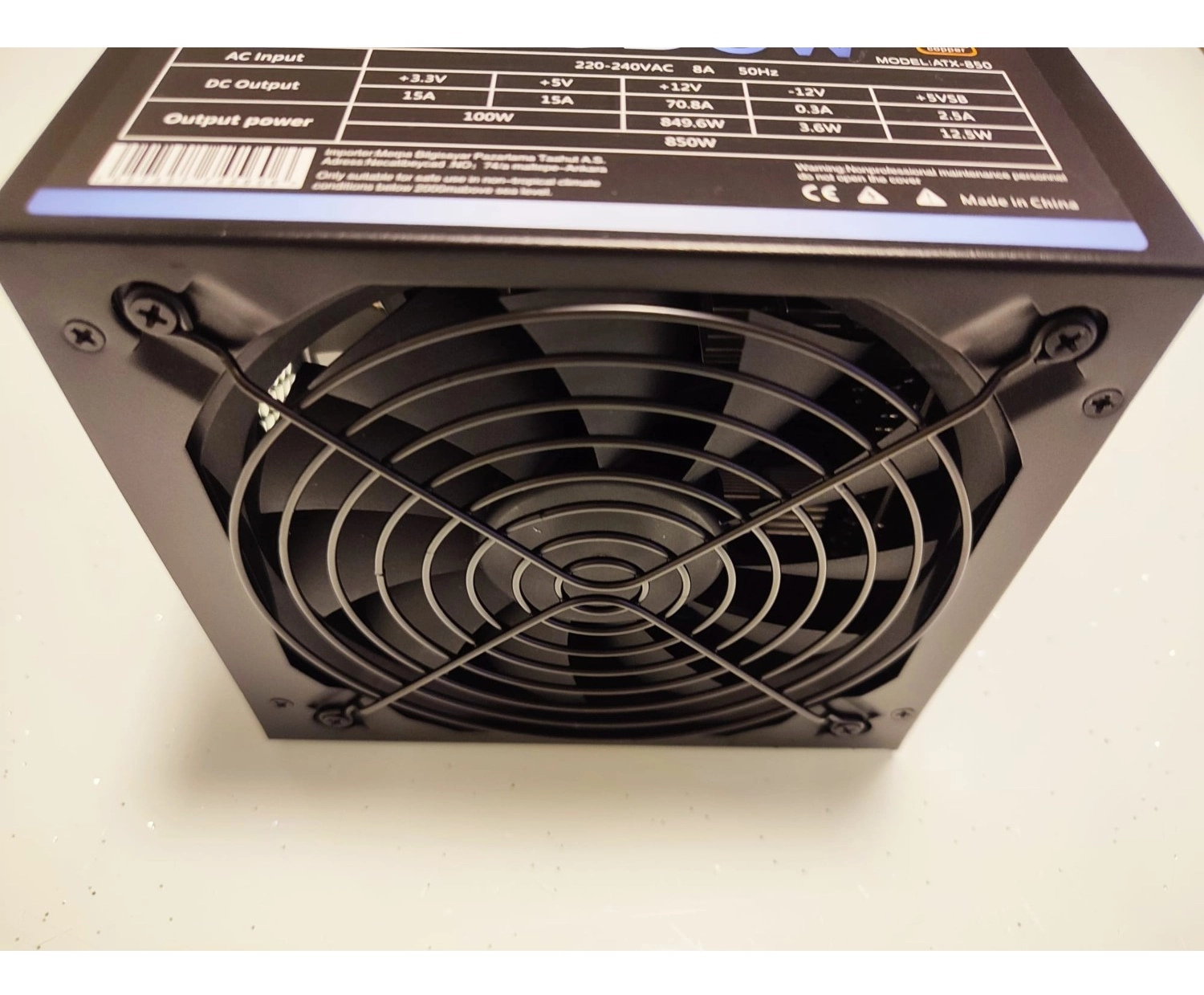 Aztech Atx 850 850W 14 Cm Fan 80 Plus Copper Tam Modüler Psu - Görsel 3