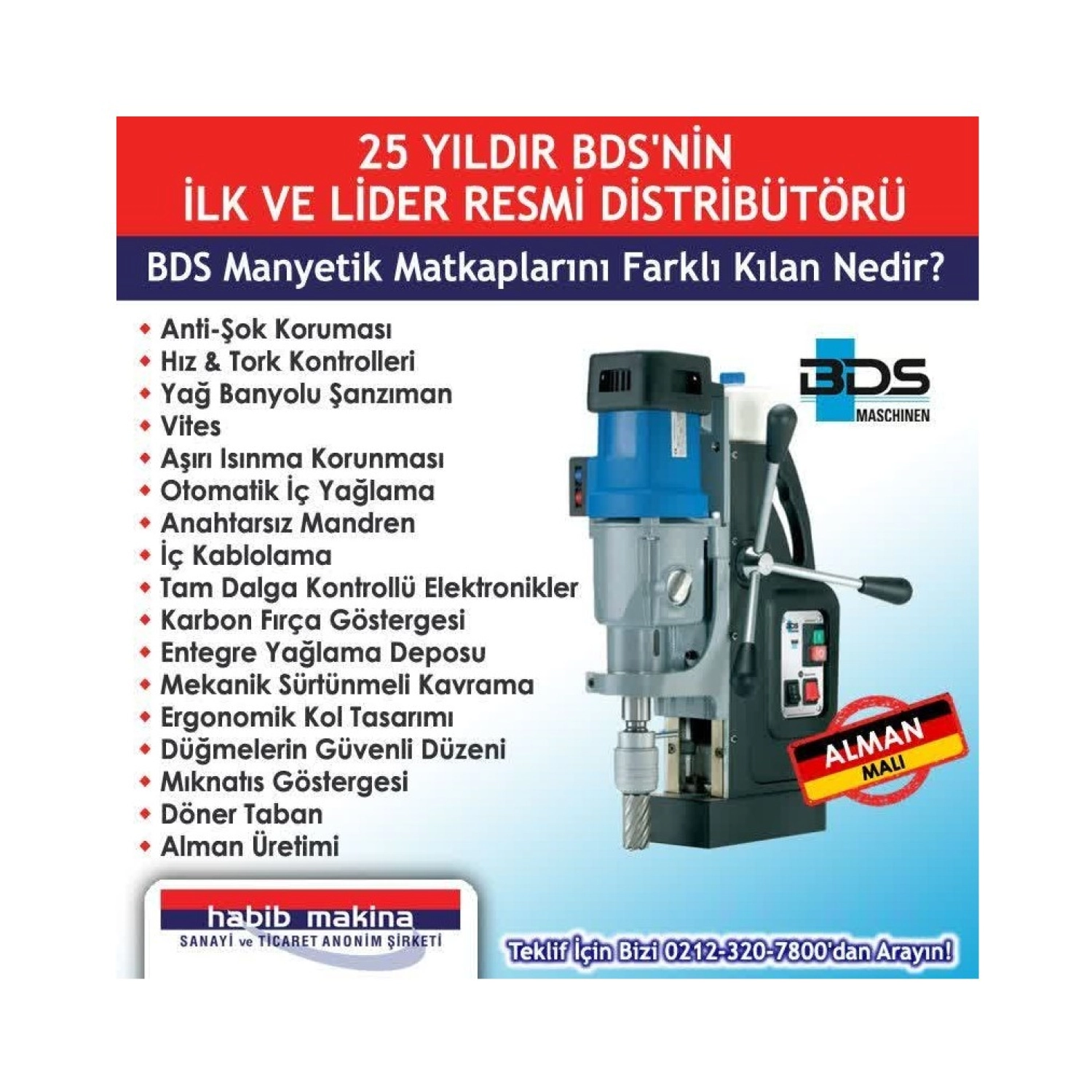 Bds Manyetık Matkap Mab485 - Görsel 4