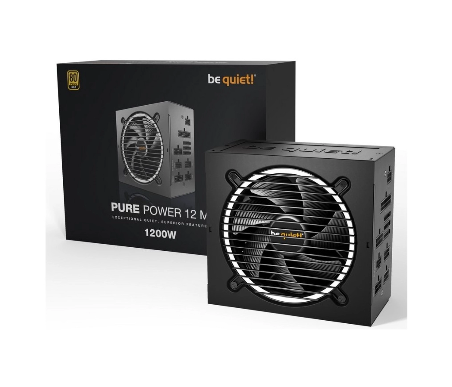 Be Quiet! Pure Power 12M 1200W 80+ Gold Tam Modüler Güç Kaynağı/Psu Bn346 - Görsel 2