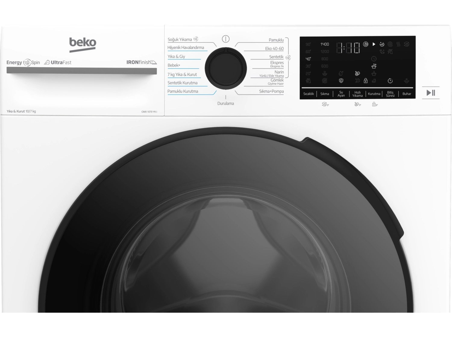 Beko Cmx 1070 Yk I Kurutmalı Çamaşır Makinesi - Görsel 3