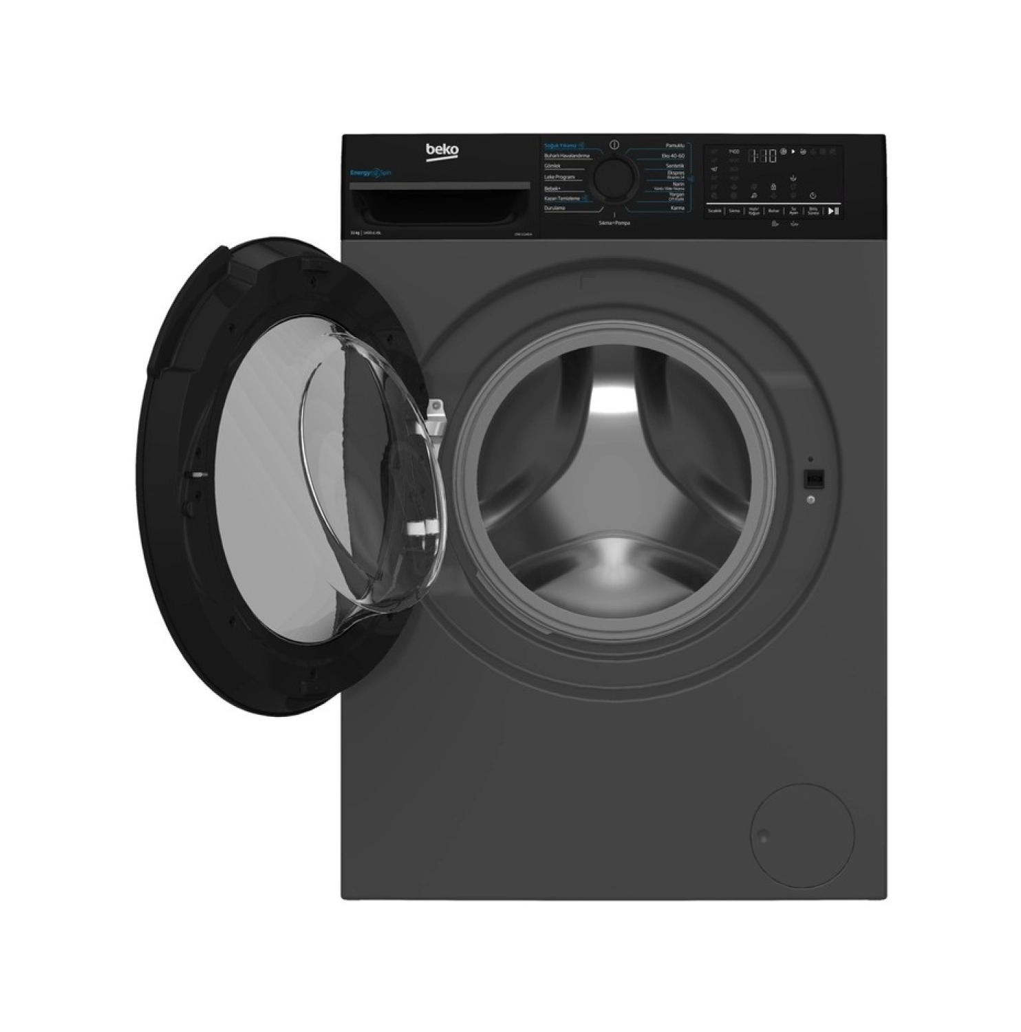 Beko Cmx 11140 A 11 Kg 1400 Devir A Enerji Antrasit Çamaşır Makinesi - Görsel 2