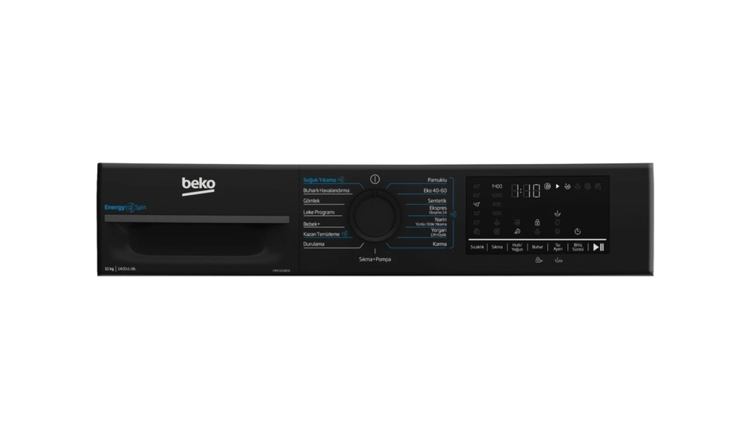 Beko Cmx 11140 A 11 Kg 1400 Devir A Enerji Antrasit Çamaşır Makinesi - Görsel 6