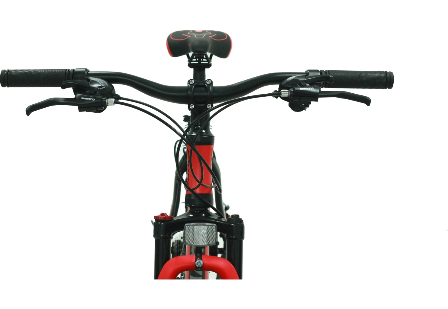 Belderia Camp Xc 4.1 27,5" Jant 18" Kadro Shimano St-Ef41 Vites Mekanik Disk Fren Kırmızı - Görsel 4