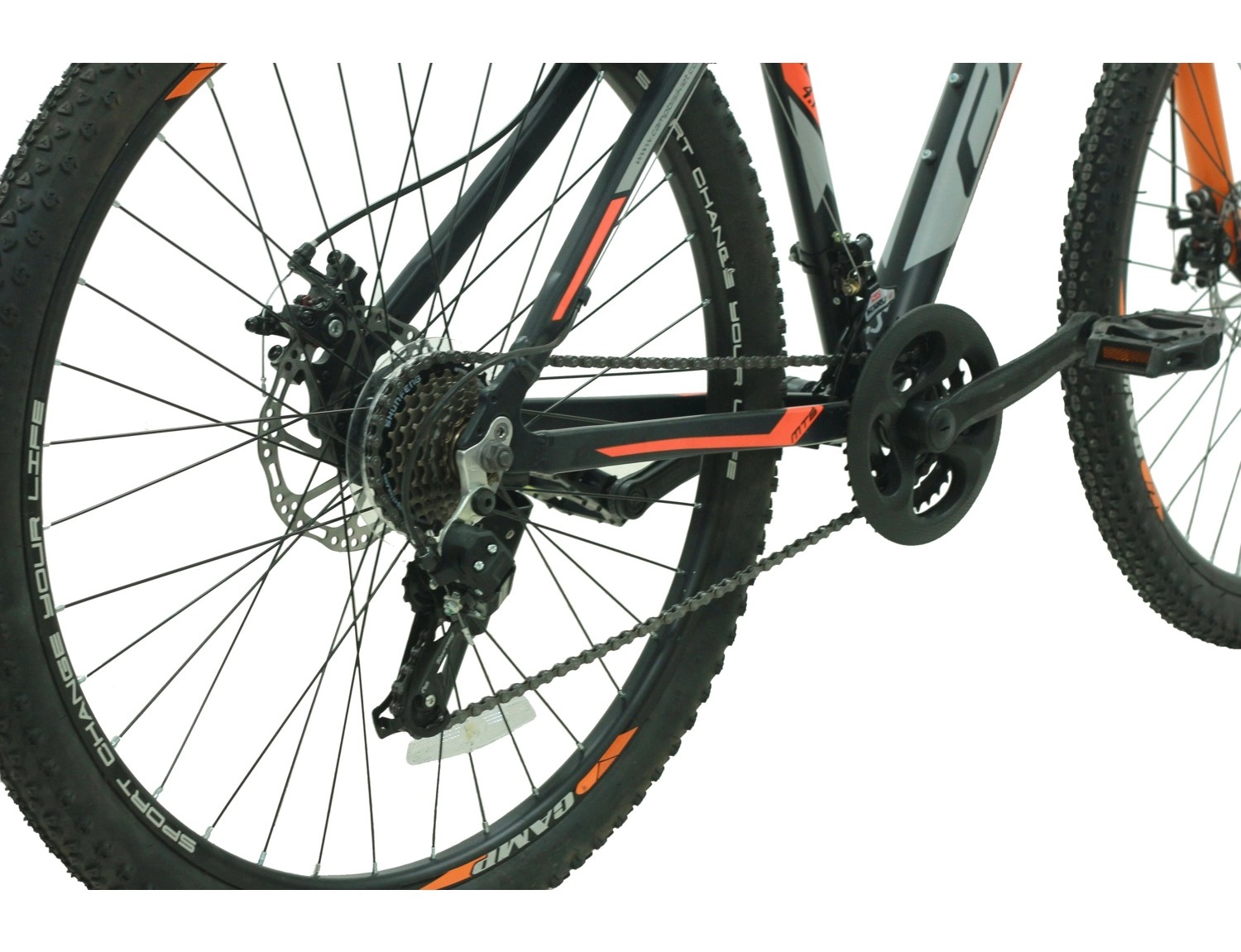 Belderia Camp Xc 4.1 27,5" Jant 18" Kadro Shimano St-Ef41 Vites Mekanik Disk Fren Turuncu - Görsel 5