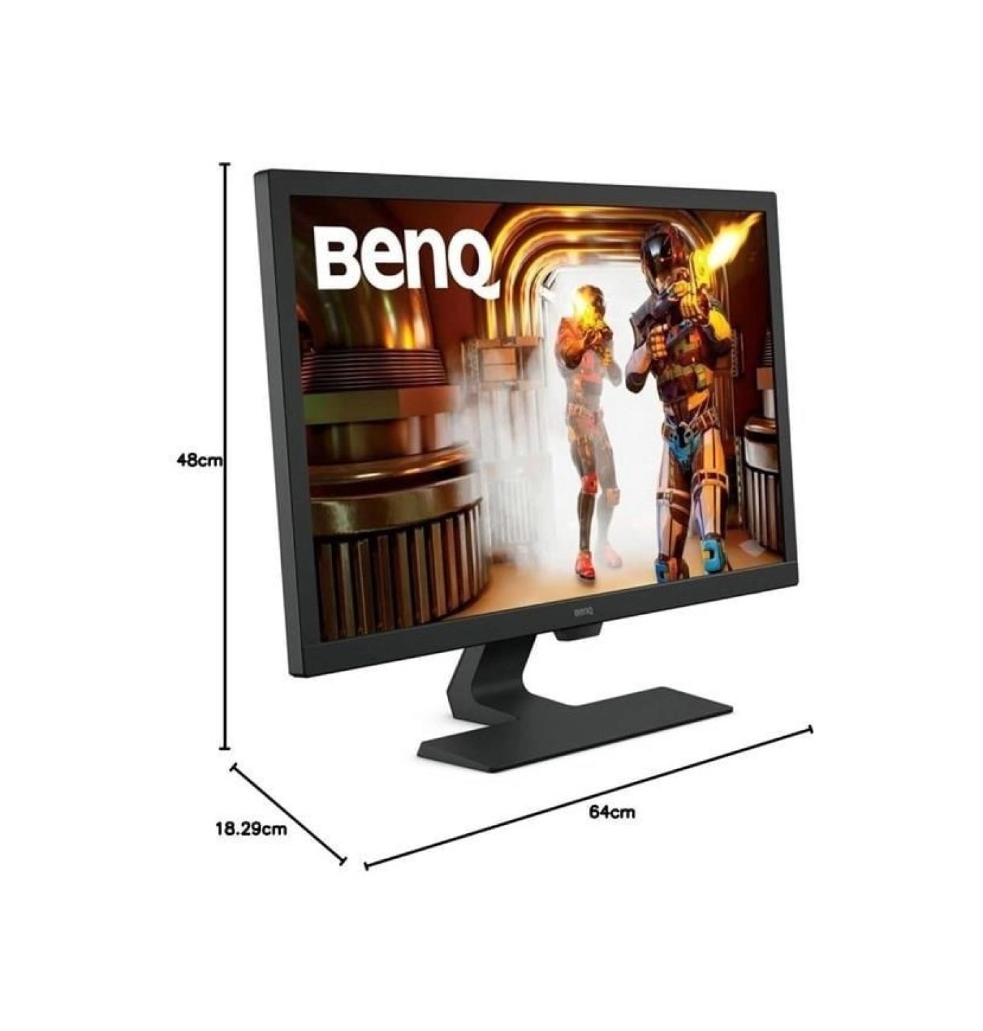 Benq 27" Tn Gl2780 1Ms 75Hz Hdmi-Dp-Dvi Ev Ofi̇s Moni̇törü 1920X1080 - Görsel 2