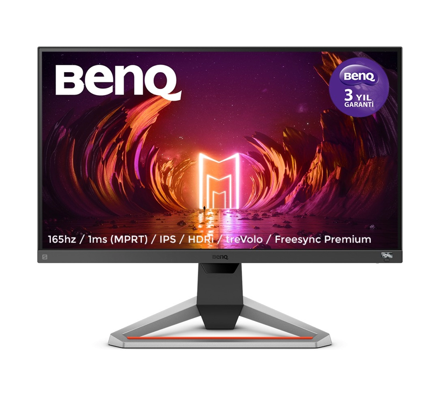 Benq Mobiuz Ex2510S 24.5" Ips 1Ms(Mprt) 2Ms(Gtg)165Hz Fhd Freesync Premium 2X2,5W Hdr10 Oyun Monitörü ürün görseli