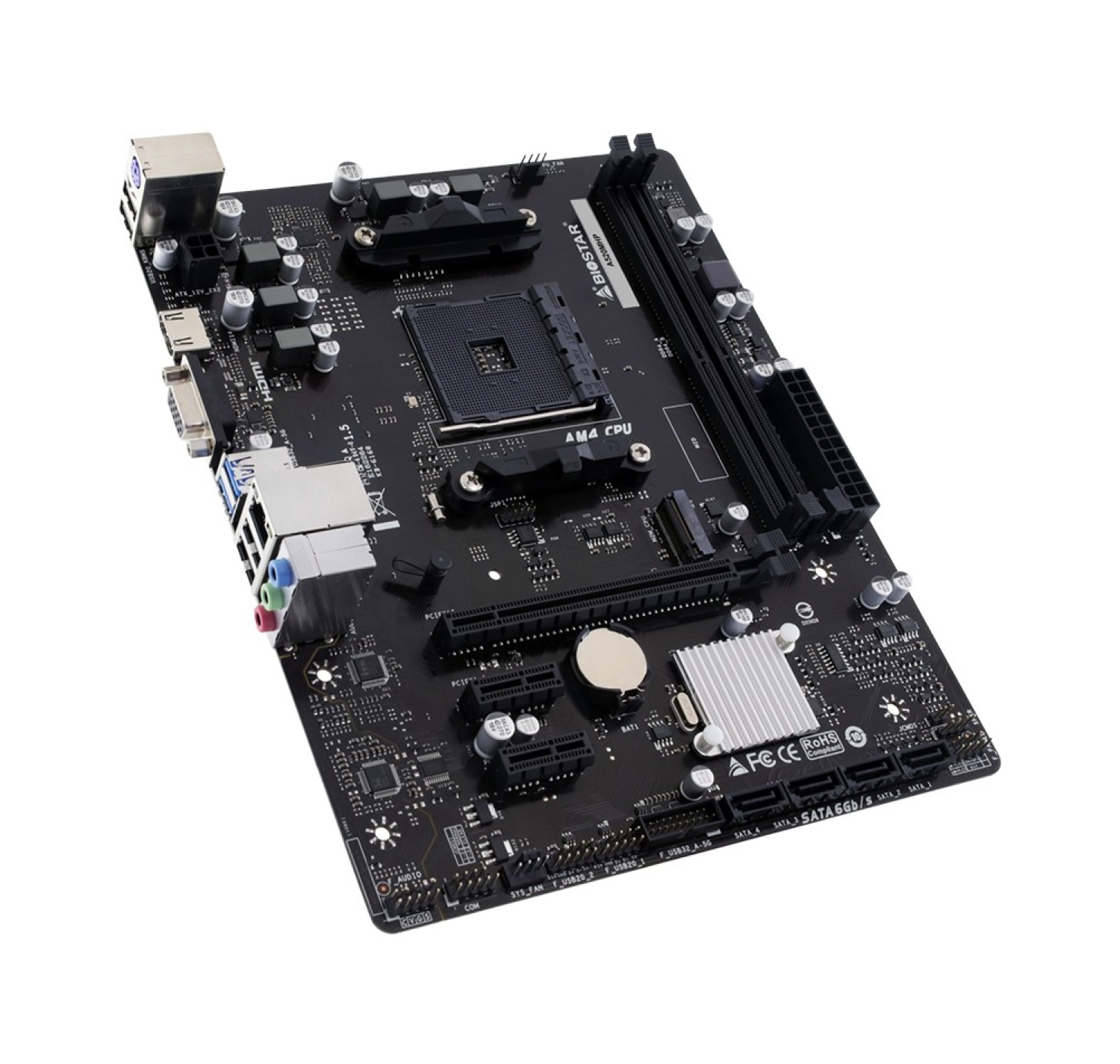 Biostar A520Mhp Ddr4 4400Mhz Am4 Micro Atx Anakart - Görsel 3