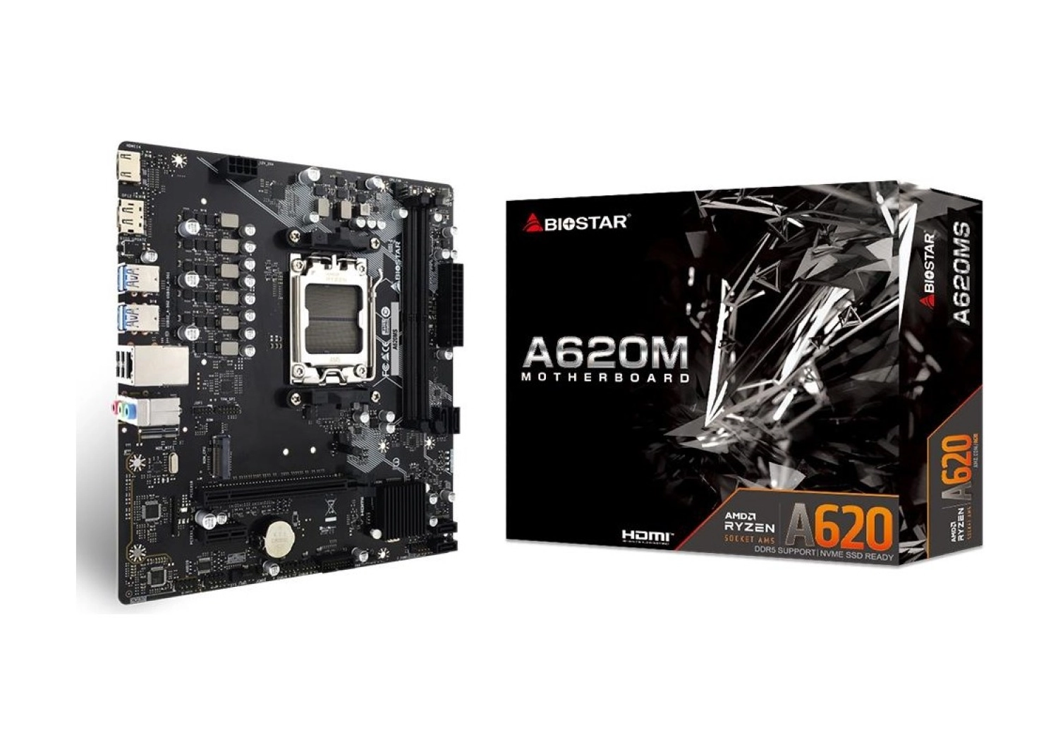 Biostar A620Ms Ddr5 6000Mhz Am5 Micro Atx Anakart ürün görseli