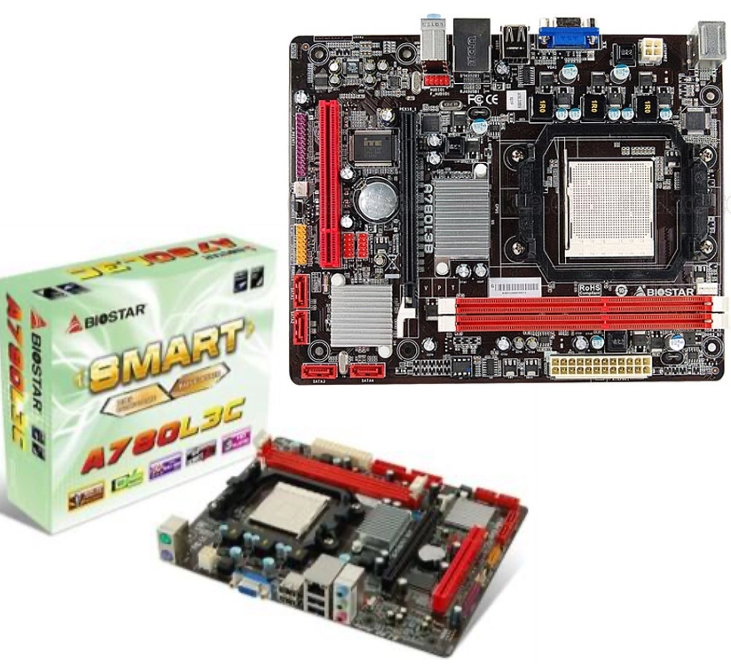 Biostar A780L3B Amd 760G Ddr3 Soket Am3 Anakart ürün görseli