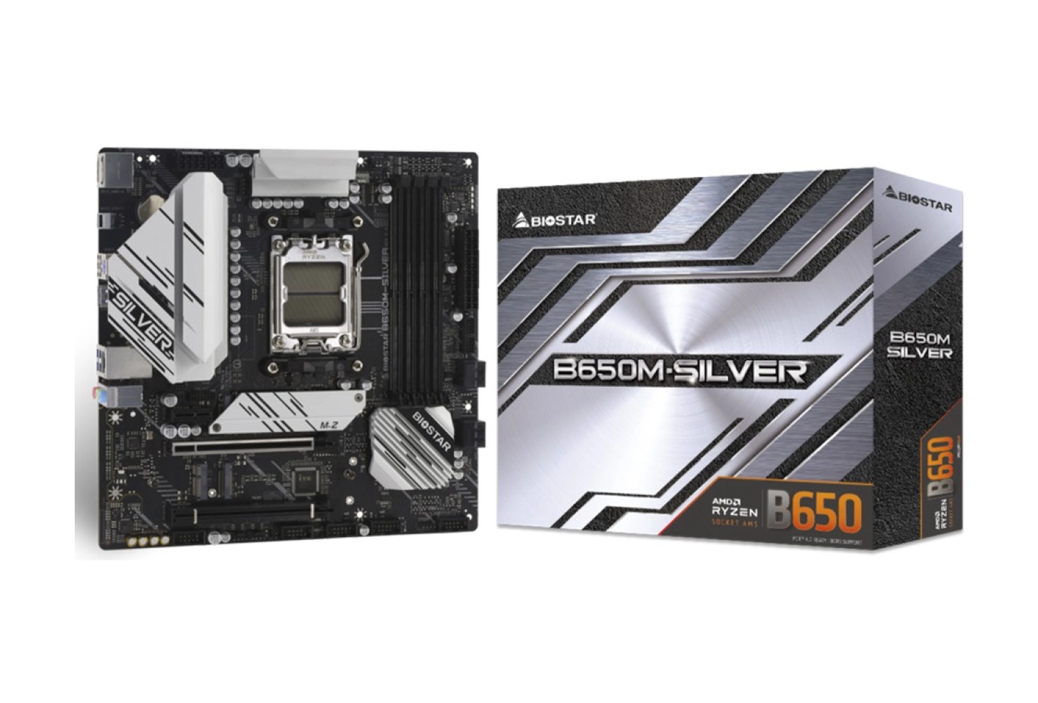 Biostar B650M-Silver Ddr5 6000Mhz Am5 Micro Atx Anakart ürün görseli