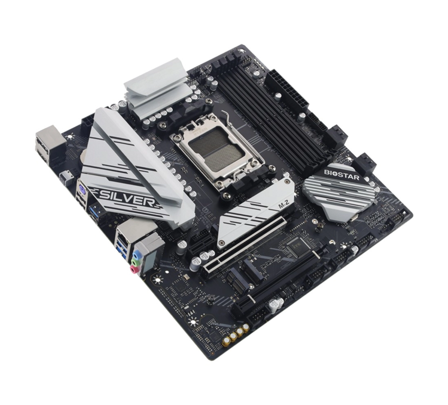 Biostar B650M-Silver Ddr5 6000Mhz Am5 Micro Atx Anakart - Görsel 3