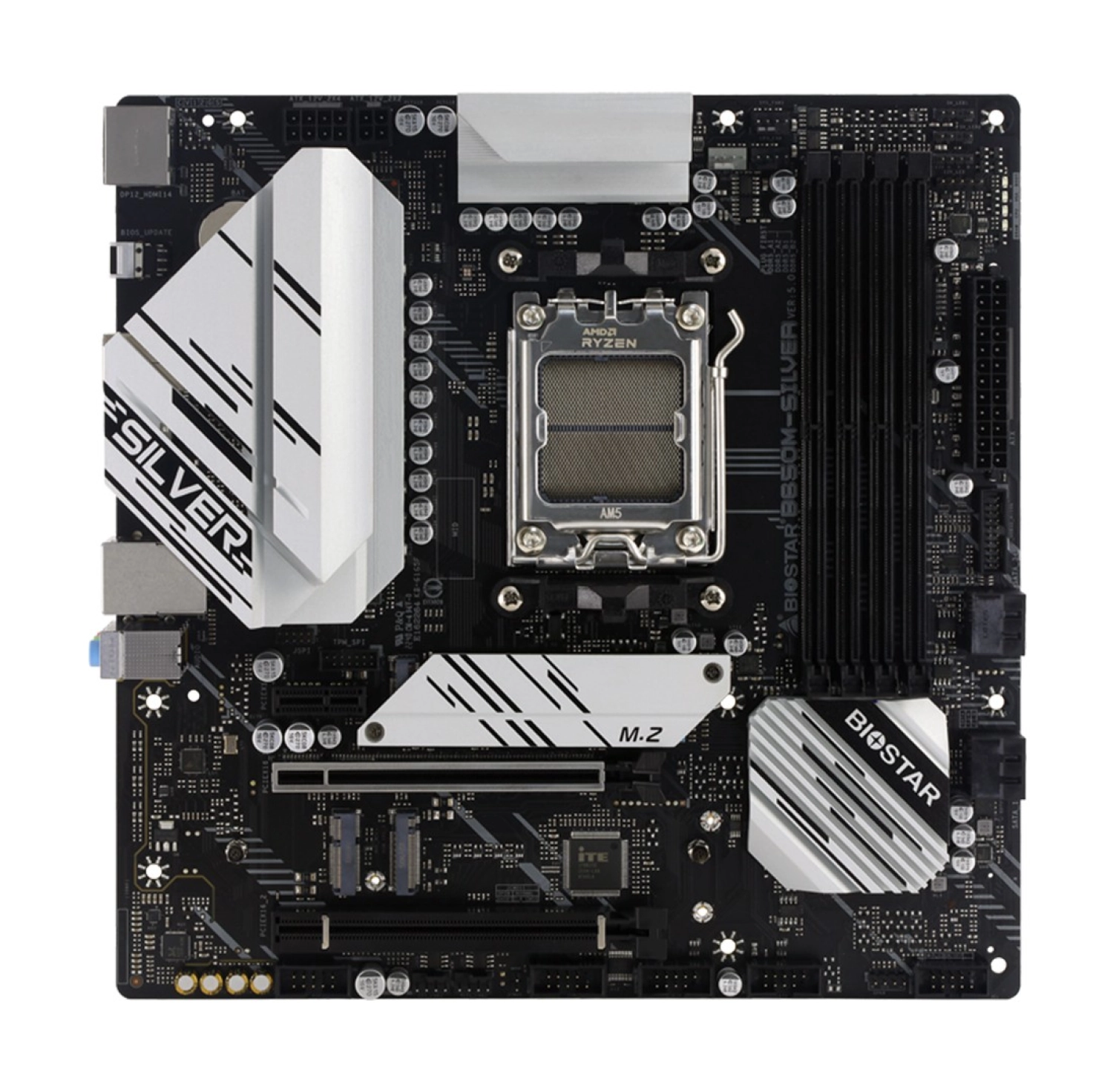 Biostar B650M-Silver Ddr5 6000Mhz Am5 Micro Atx Anakart - Görsel 2