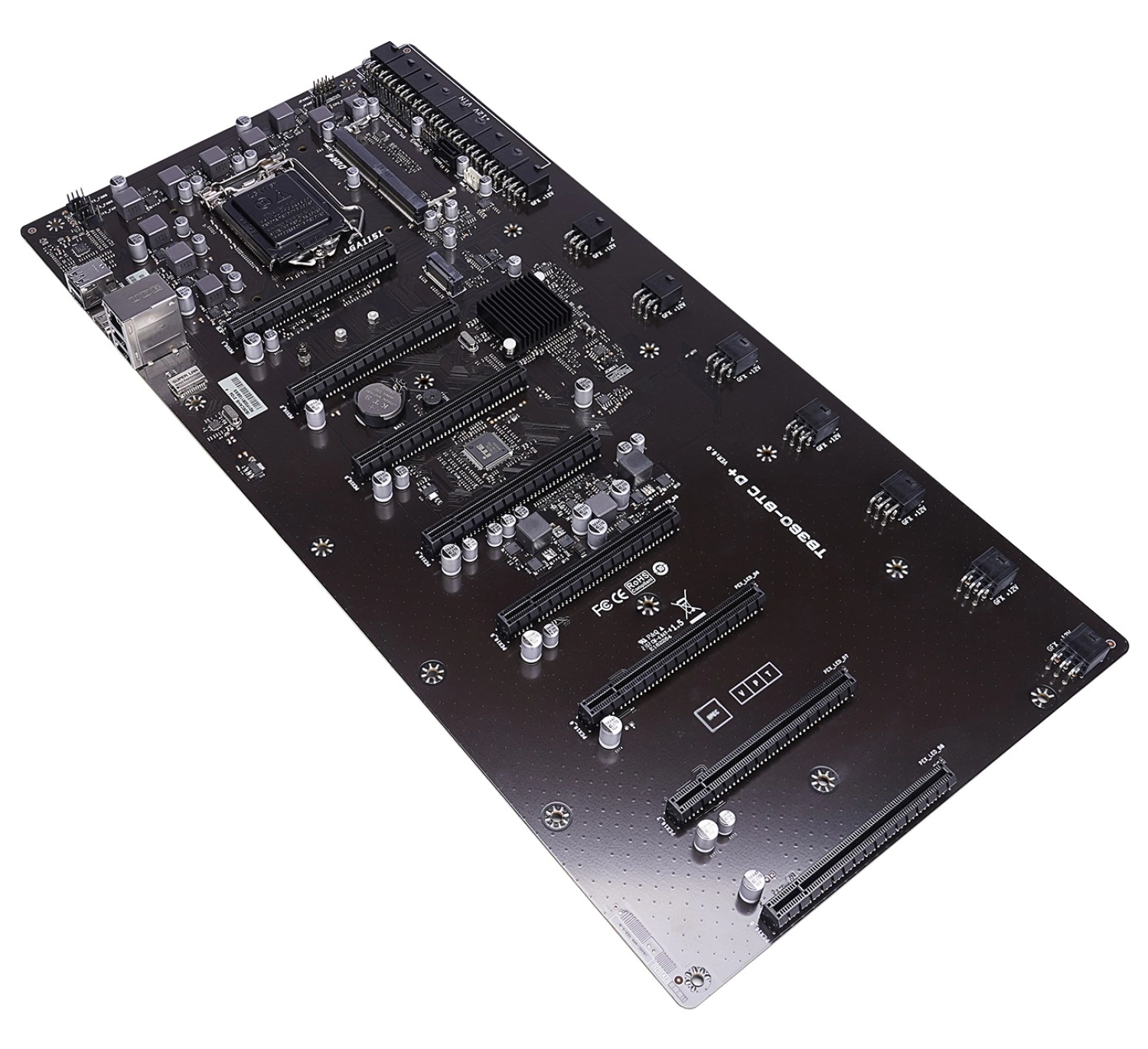 Biostar Bıostar Biostar Tb360-Btc D+ Lga1151 Sodımm Ddr4 8Li Ekran 6Pin Psu Girişli Mining Anakart - Görsel 3