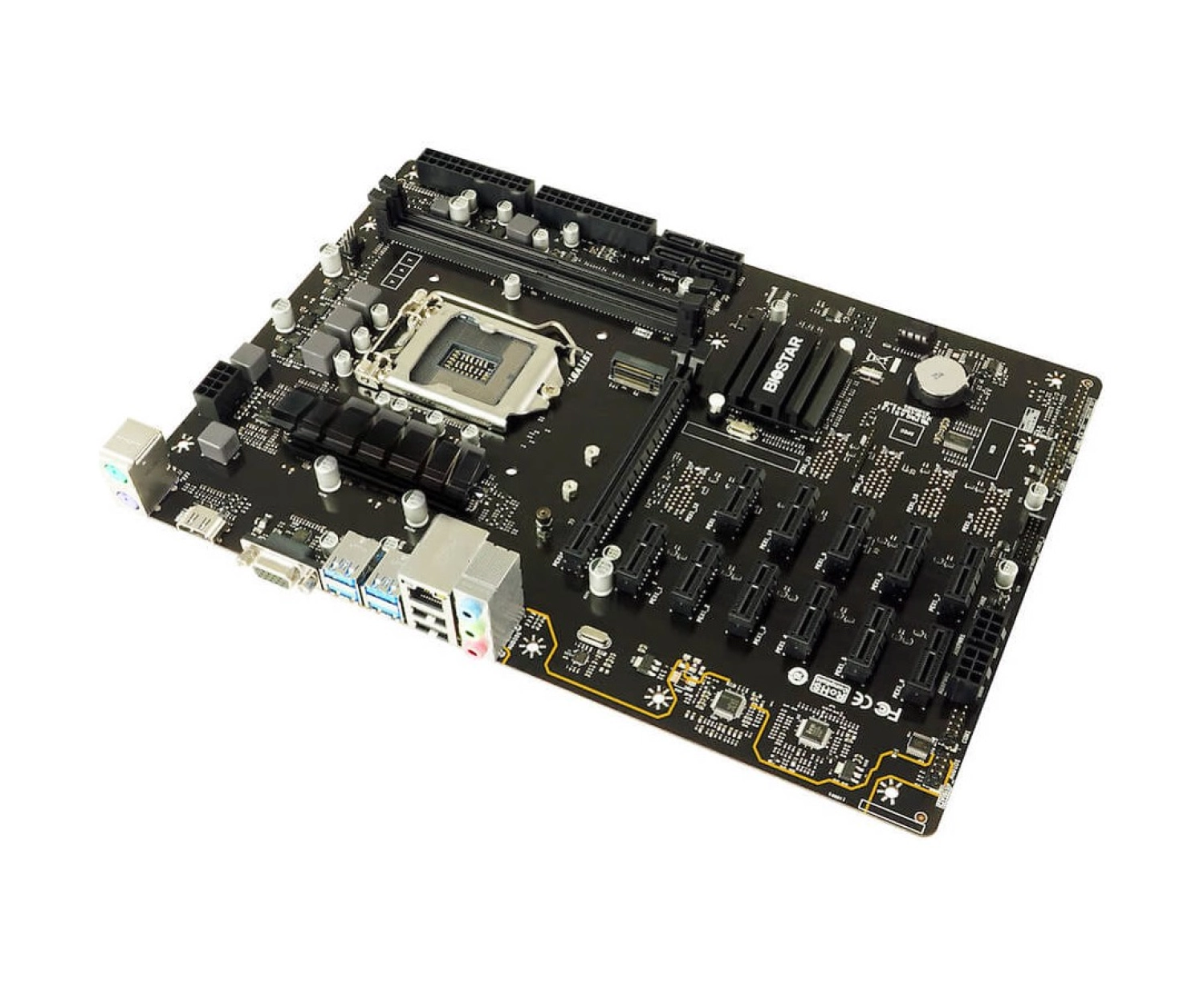 Biostar Tb360-Btc Pro Ver.6X 8.9 Nesil Lga 1151 Ddr4 2666 M.2 12'Li Ekran Girişi Hdmı Mining Anakart ürün görseli