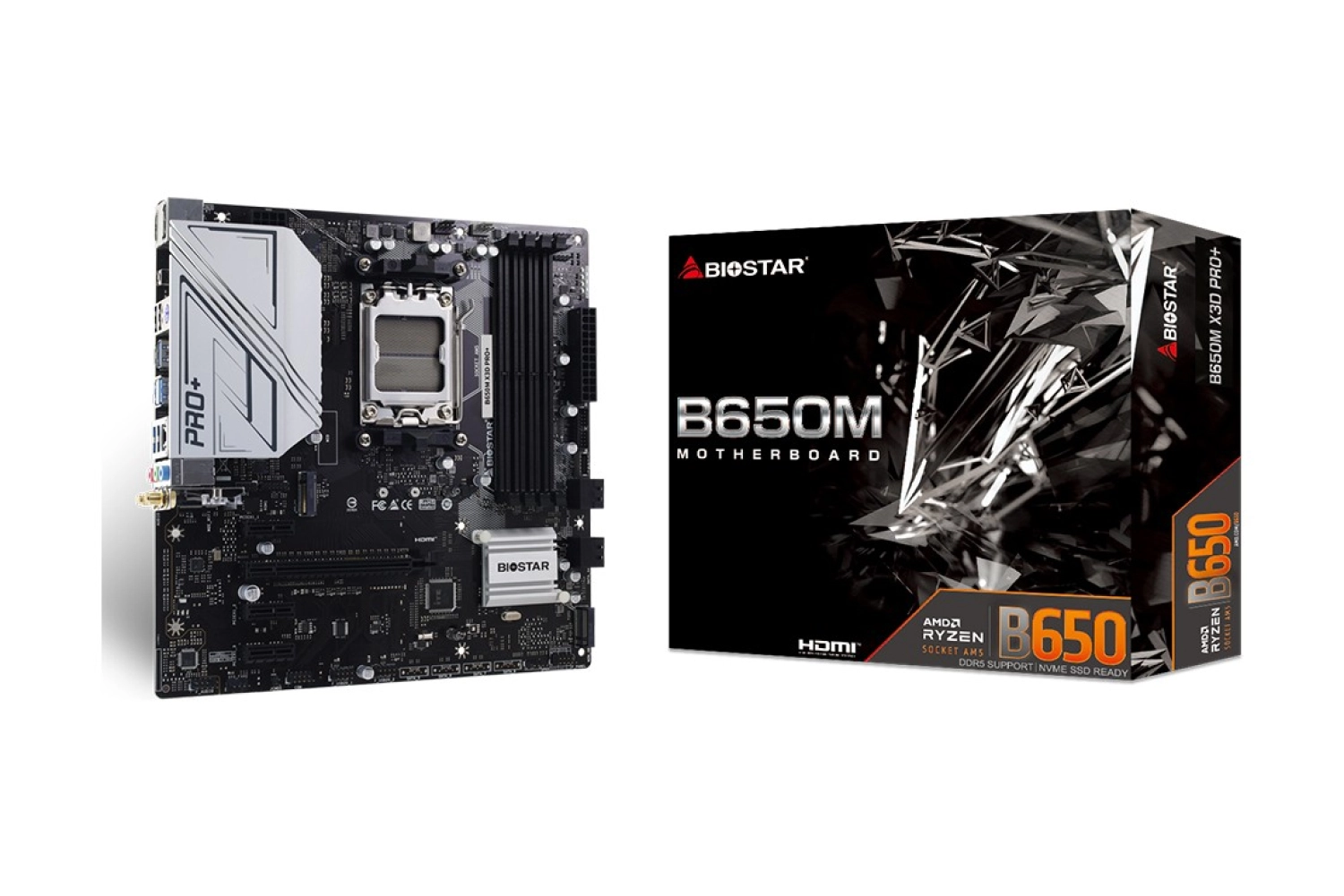 Biostar X3D Pro+ B650M Ddr5 6000Mhz Am5 Matx Anakart ürün görseli