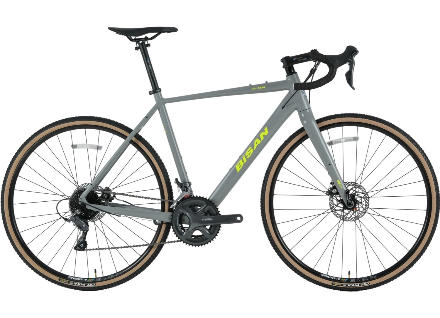 Bisan All Trail Eco Claris Gravel Parlak Gri/Siyah 50 Cm ürün görseli