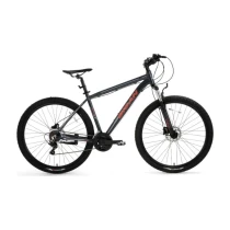 Bisan Atlas-Hd 27,5" Jant Parlak Gri/Kırmızı 48Cm Kadro Hidrolik Disk Dağ Bisikleti