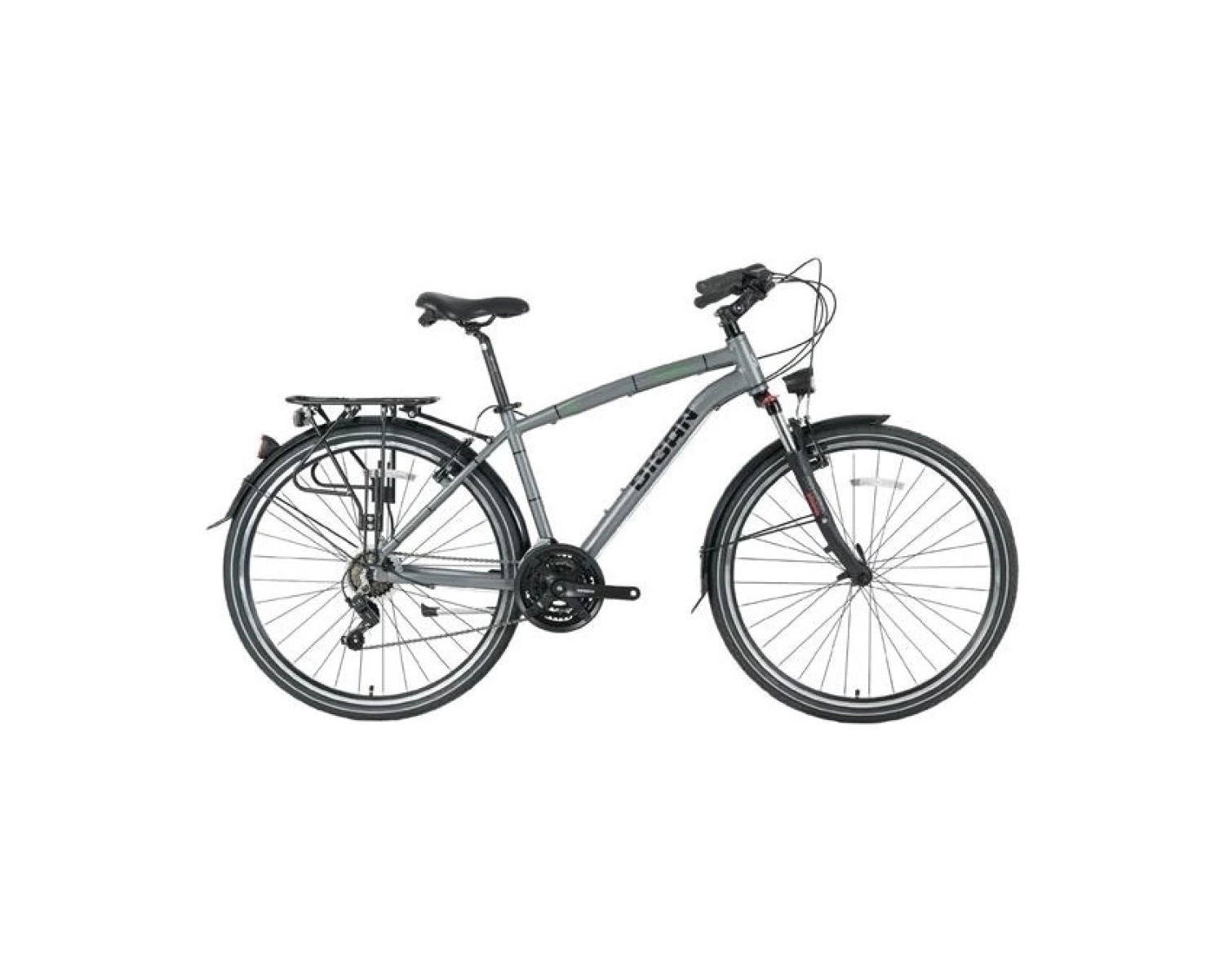 Bisan Comfortline-23 Erkek Şehir Bisikleti 48Cm V 26 Jant 21 Vites Metalik Gri Siyah ürün görseli