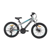 Bisan Cooper Çocuk Bisikleti 28 Cm Md 20 Jant 21 Vites Açık Gri Siyah Mavi