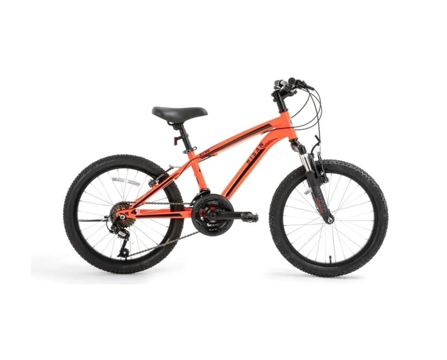 Bisan Kds 2750 Erkek Çocuk Bisikleti 29Cm V 20 Jant 21 Vites Neon Turuncu Siyah ürün görseli