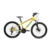 Bisan Kdx 2900 D Md Fren 21 Vites 24 Jant Dağ Bisikleti Cat Sarı Mavi 30 Kadro