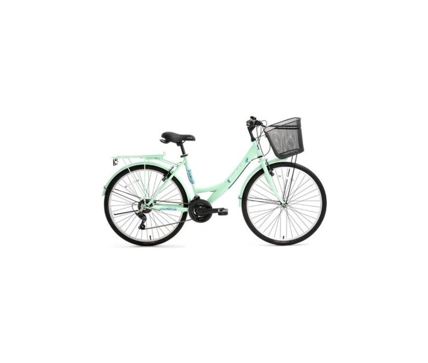 Bisan Lotus-24 Kadro: 34Cm 21 Vites 26'' - Bisiklet Mint Yeşil -Beyaz ürün görseli