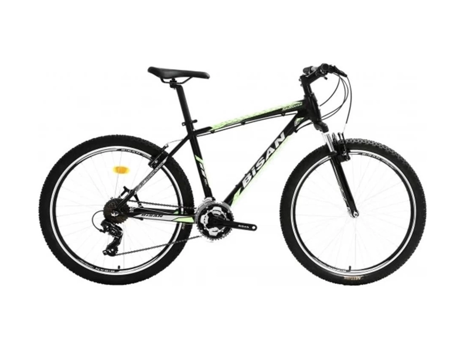 Bisan Mtx 7050 Erkek Dağ Bisikleti 48Cm V 27.5 Jant 21 Vites Mat Siyah Sarı ürün görseli