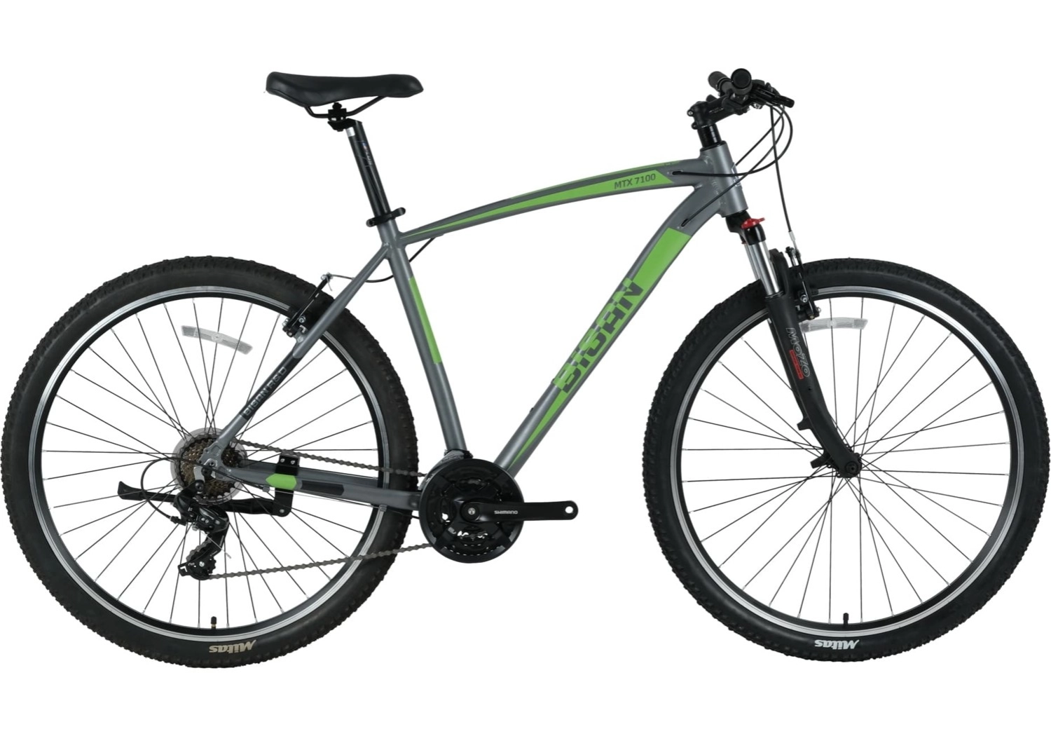 Bisan Mtx 7100 29 Jant Dağ Bisikleti Mat Siyah-Mavi 48 Cm ürün görseli
