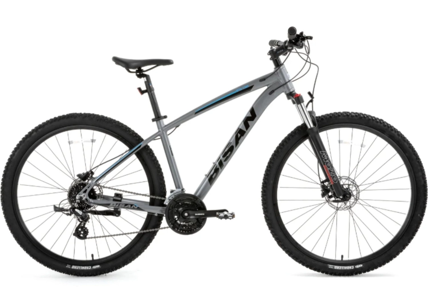 Bisan Mtx 7300 - 27.5 Jant 17'' 43 Cm (M) Kadro Dağ Bisikleti - Metalik Gri Mavi ürün görseli
