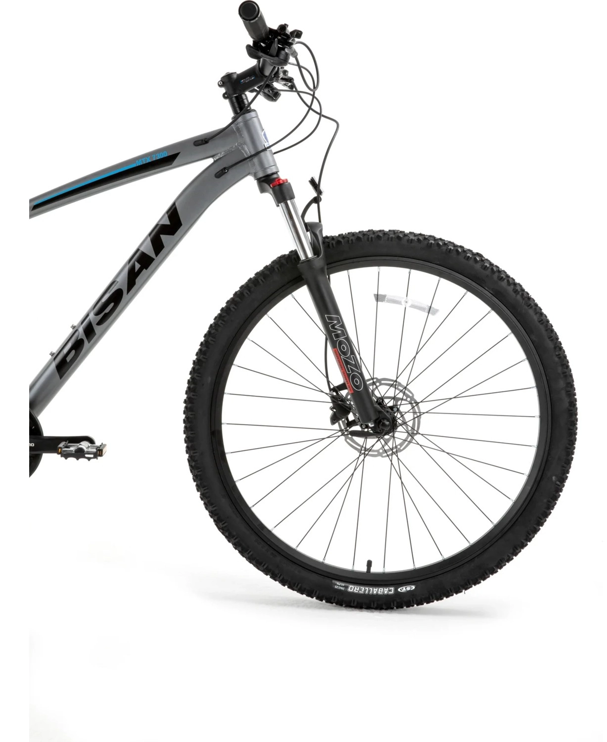 Bisan Mtx 7300 - 27.5 Jant 17'' 43 Cm (M) Kadro Dağ Bisikleti - Metalik Gri Mavi - Görsel 2