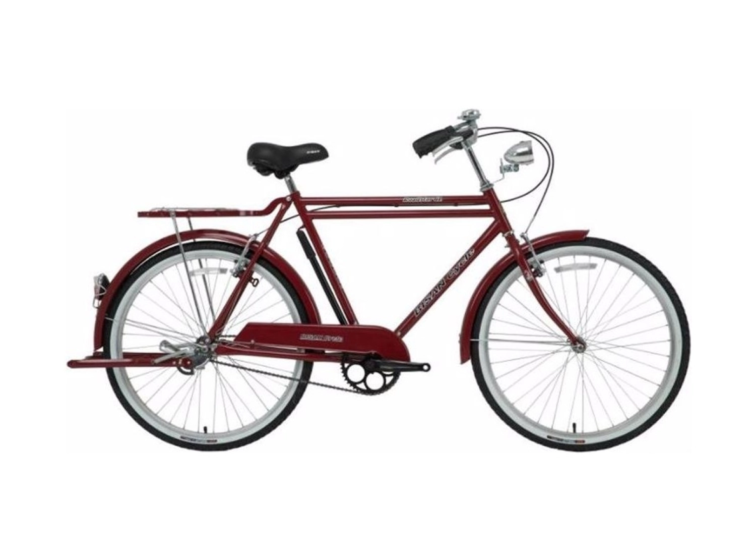 Bisan Roadstar Gl Hizmet Bisikleti 58Cm V 26 Jant 1 Vites Bordo Siyah Beyaz ürün görseli