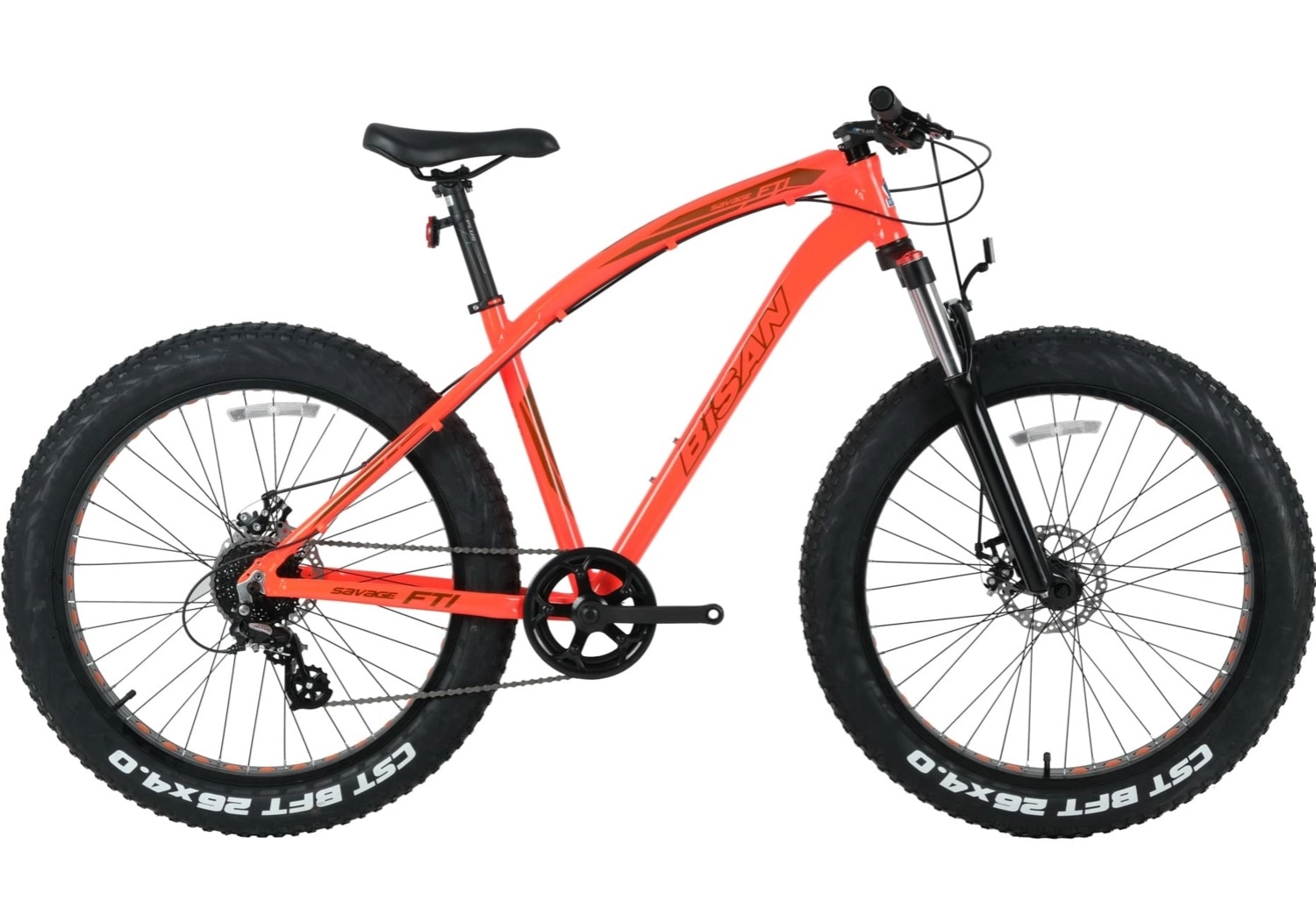 Bisan Savage Ft1 Deore Turuncusiyah 43Cm Kadro 26"Jant 2023 Model ürün görseli