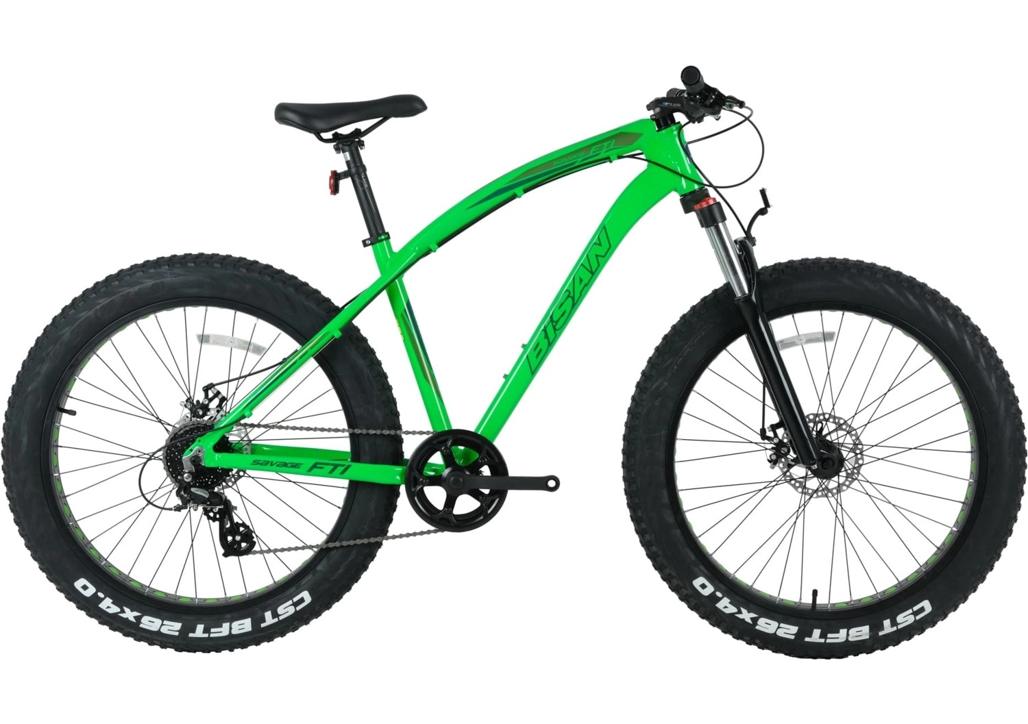 Bisan Savage Ft1 Fatbike Altus (Yeşil-Siyah) ürün görseli