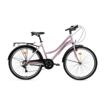 Bisan Smile 28" 44 Cm 7 Vites Şehir Bisikleti Pembe-Sılver