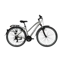 Bisan Trx 8200 City V Fren 21 Vites 28 Jant Şehir Bisikleti 45 Cm Kadro Gri-Beyaz