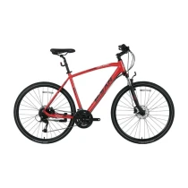Bisan Trx 8500 Erkek Şehir Bisikleti 56Cm Hd 28 Jant 27 Vites Mat Kırmızı Siyah