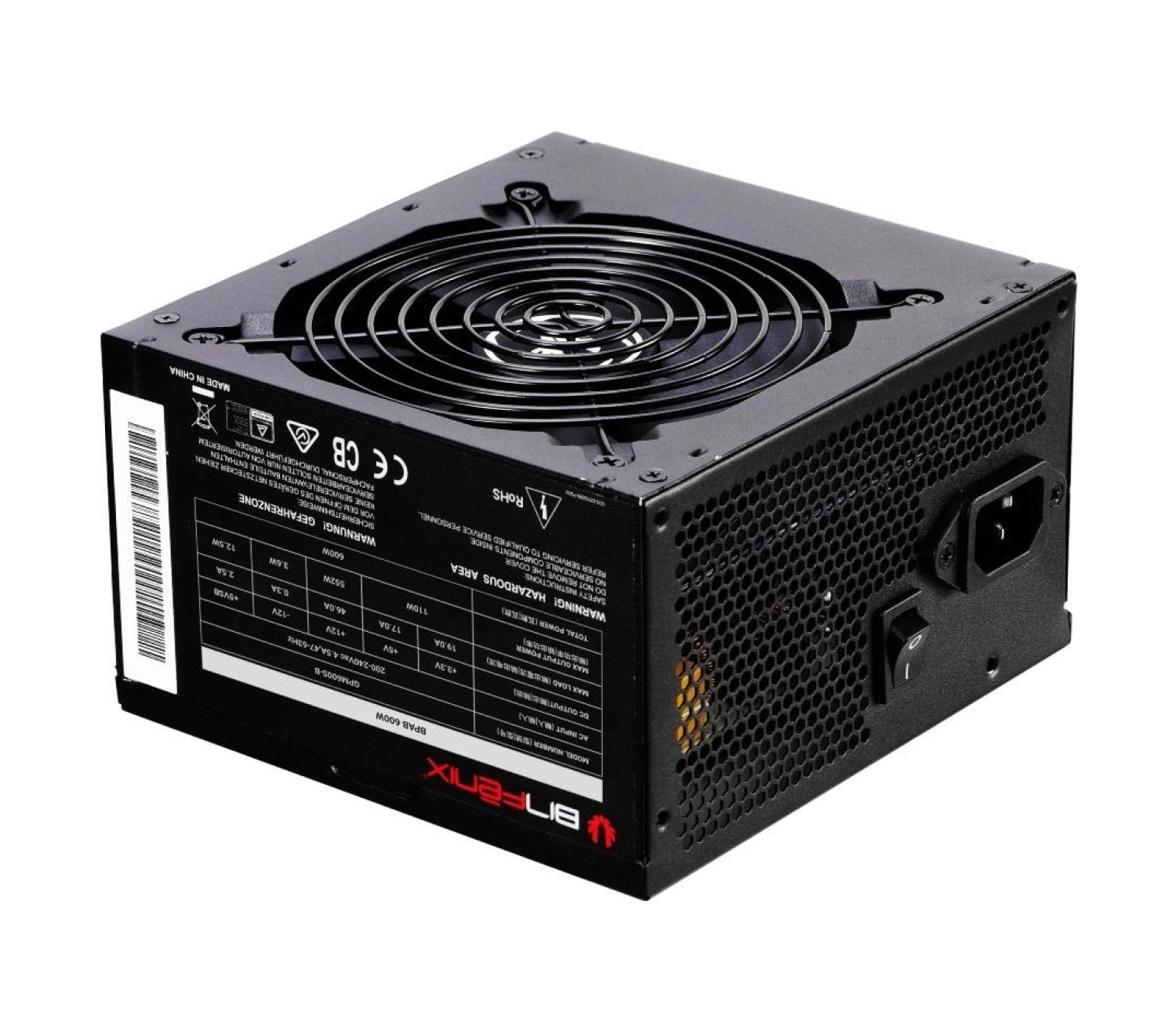Bitfenix Bpab600 600W 80+ Bronze 120Cm Fanlı Psu - Görsel 4