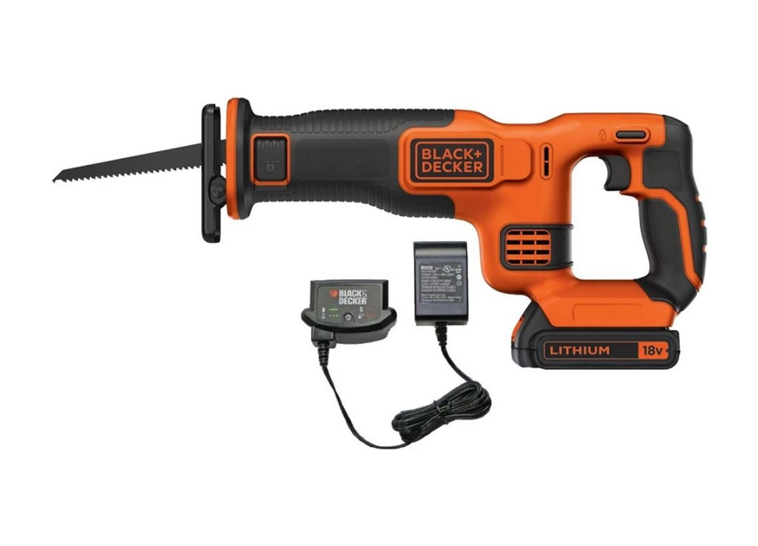 Black & Decker Bdcr18-Qw 18Volt / 1,5 Ah Li-Ion Tilki Kuyruğu Testere ürün görseli