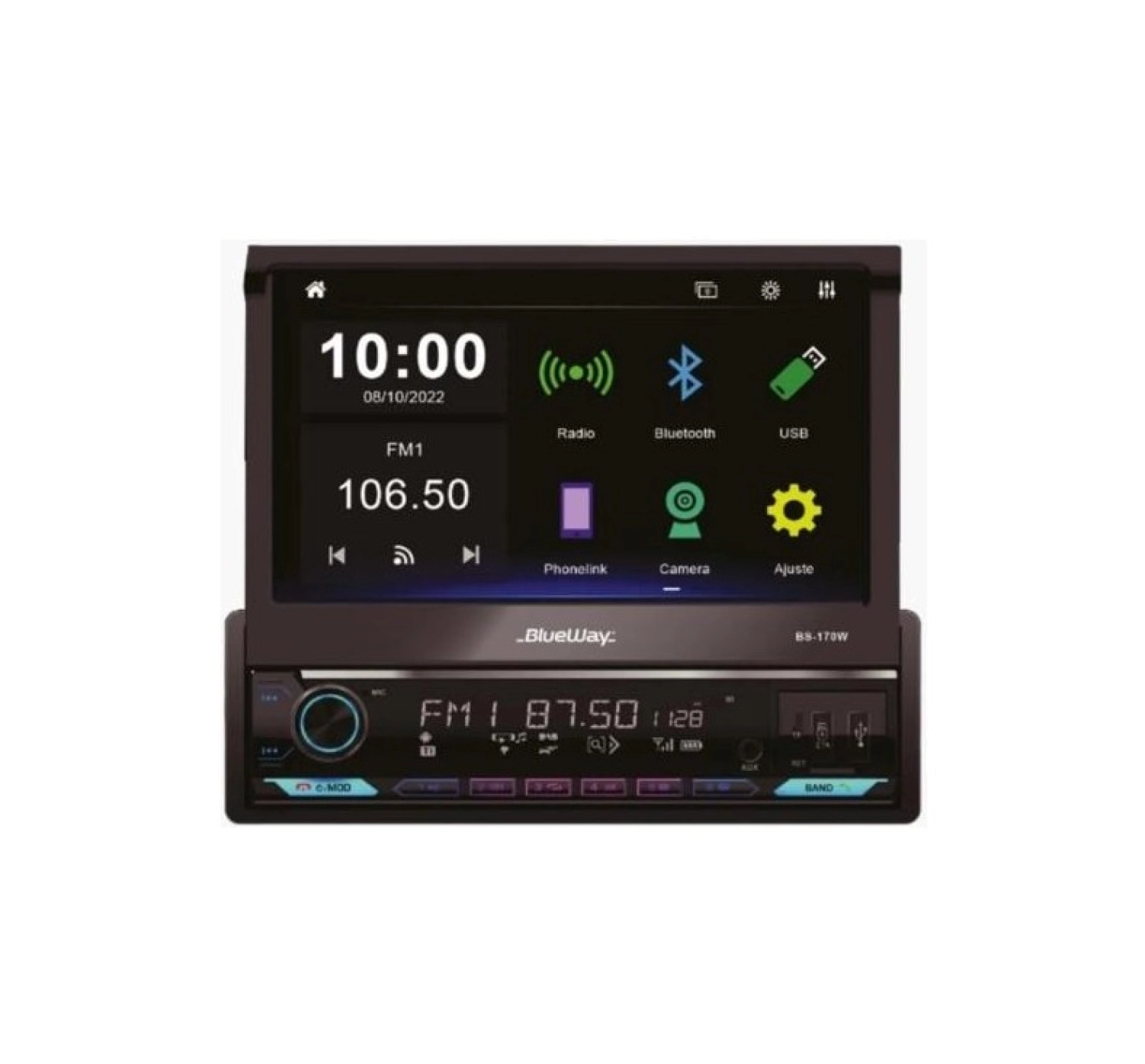 Blueway Bs-170W Indach Oto Teyp ürün görseli