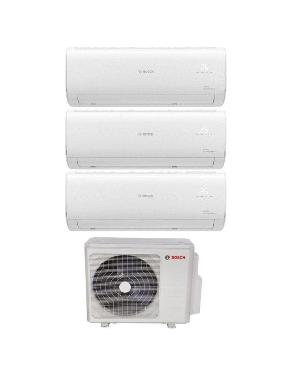 Bosch 28000 Btu 1 Dış + 3 İç Ünite 12000 + 12000 + 12000 Btu Multi inverter Klima ürün görseli