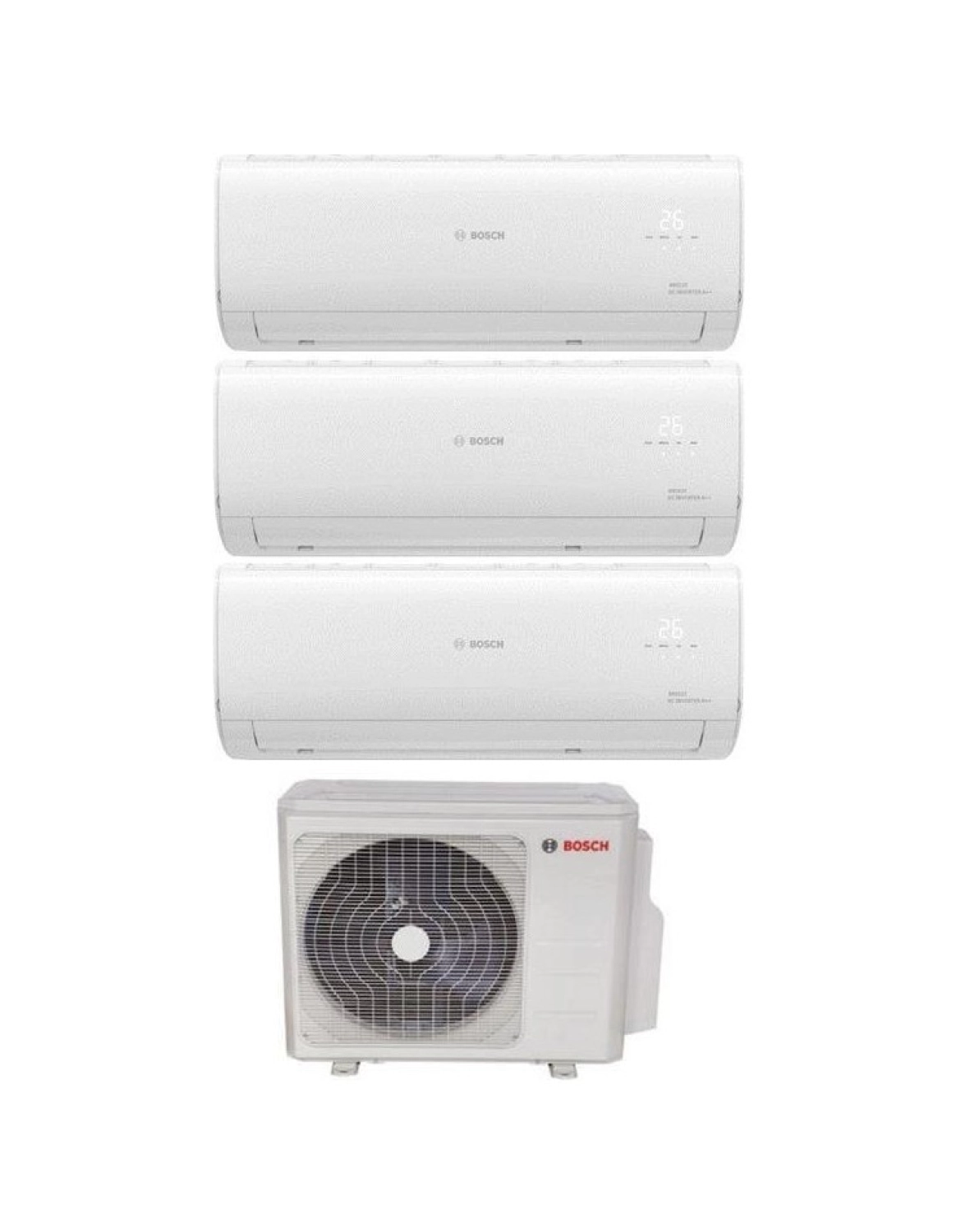 Bosch A+ 28000 Btu 1 Dış + 3 Iç Ünite 9000 + 9000 + 18000 Btu Multi inverter Klima ürün görseli