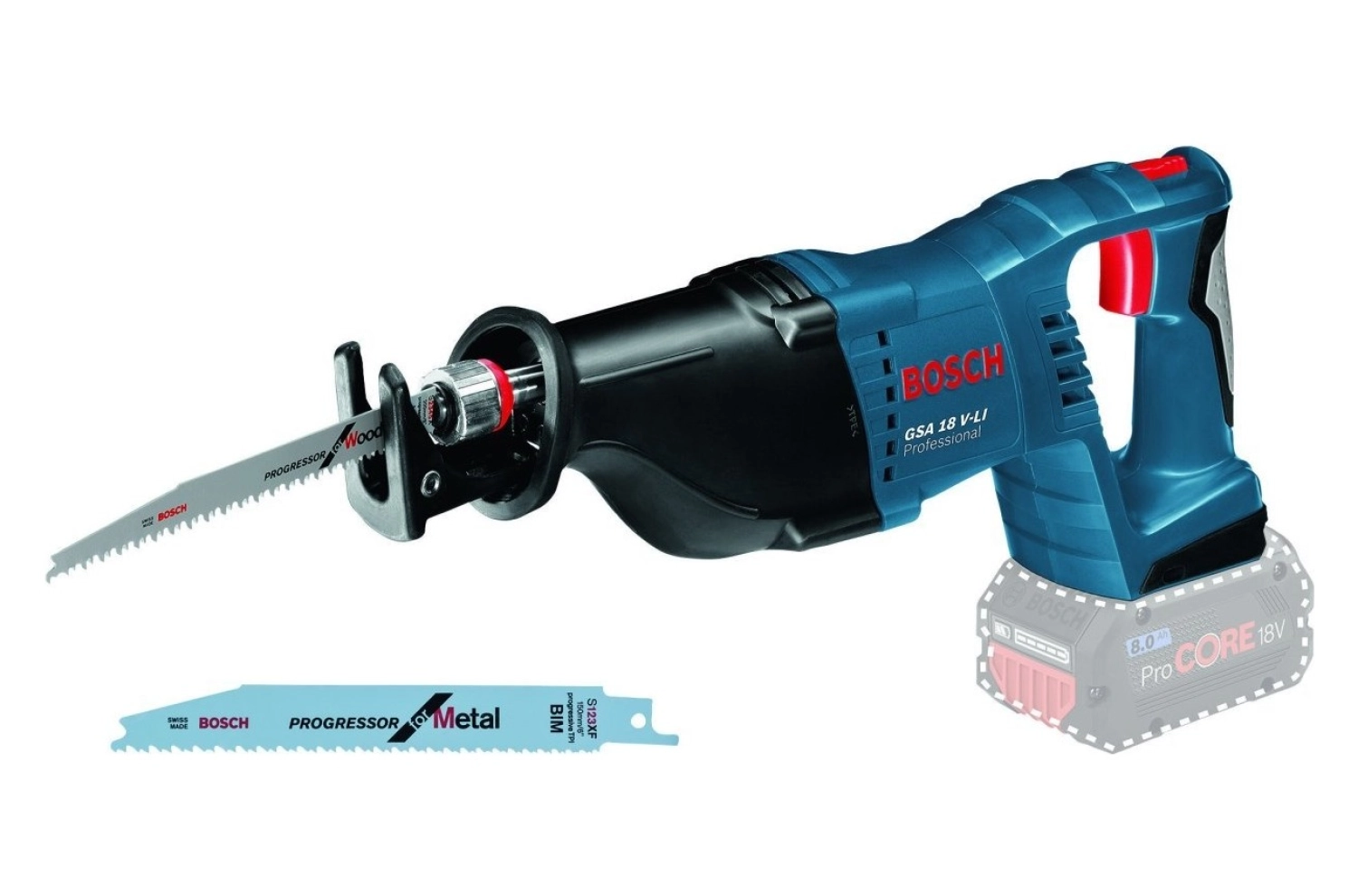 Bosch *Bosch Gsa 18V-Li Aküsüz Panter Testere Promix ürün görseli