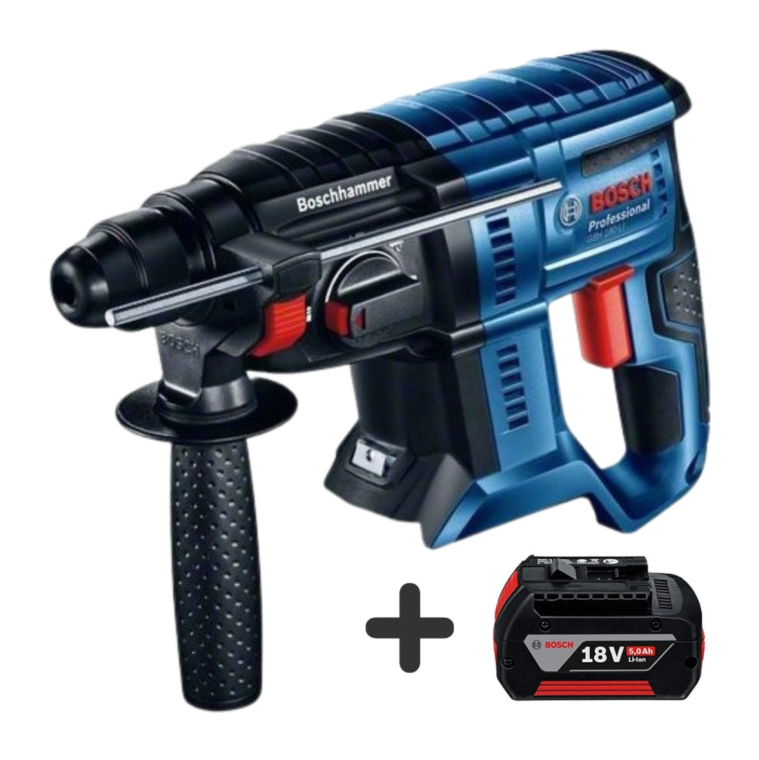 Bosch Gbh 180-Lı Akülü Sds Plus Kırıcı-Delici Tek Akülü 5.0 Ah ürün görseli