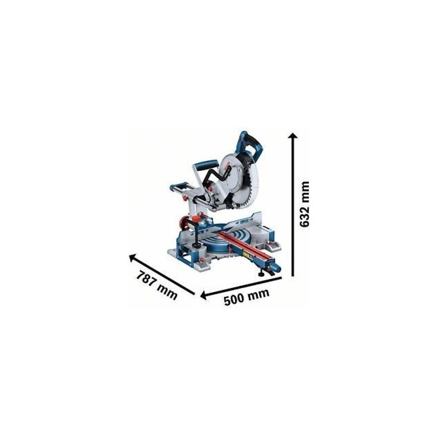 Bosch Gcm 18V-254 D Gönye Kesme Makinesi Solo - Görsel 2